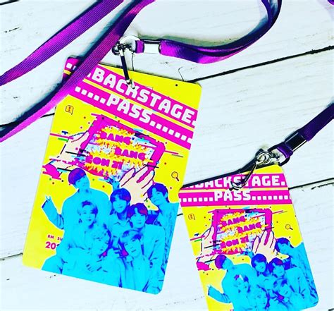 Bangbangcon 21 Backstage Pass Lanyard Bts Etsy