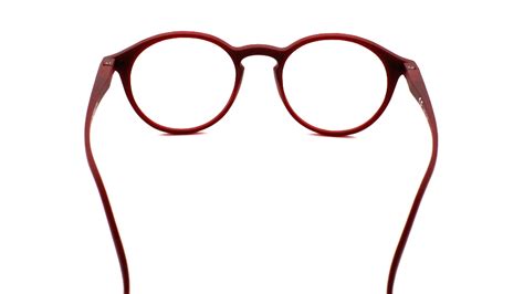 Buzz Red Round Frame Reading Glasses Eyelids Reading Glasses