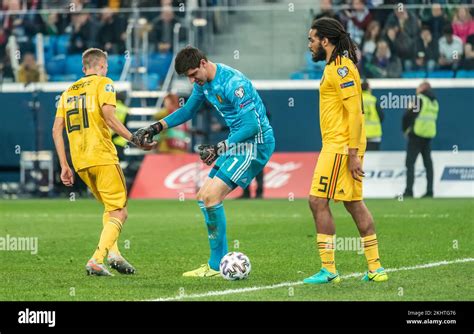 Saint Petersburg Russia November Belgium National Football