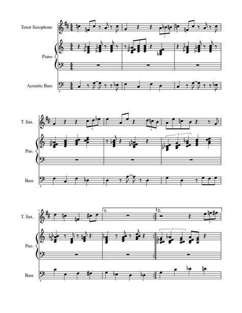 Jazz Combo Song Sheet Music Download Free In Pdf Or Midi