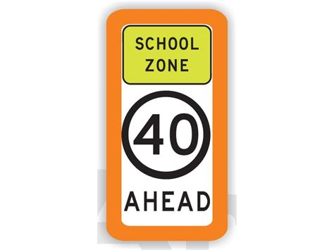 School Zone Sign Clip Art