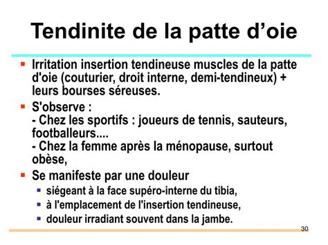 PPT Pathologie péri articulaire membre inférieur PowerPoint