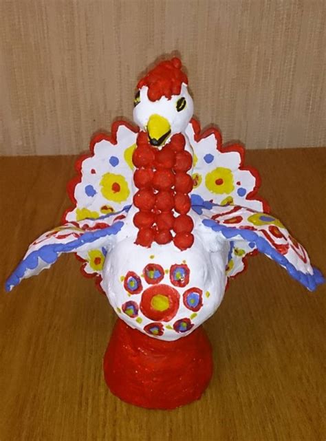 Дымковская игрушка индюк своими руками
