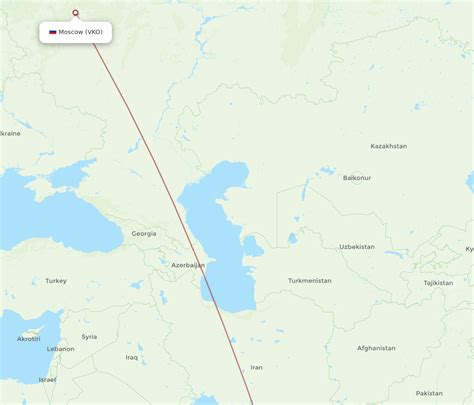 Flights From Moscow To Karachi Vko To Khi Flight Routes