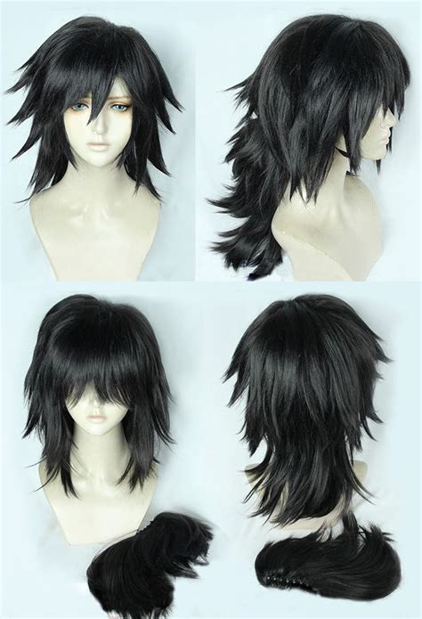 Giyuu Tomioka Wig Kimetsu No Yaiba Cosplay Top Quality Wig For Sale