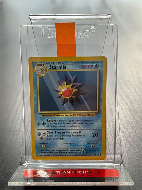 Starmie Base Set Common Pokemon Card Wotc Non Holo Fast