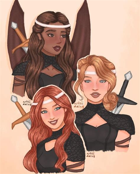 The Valkyries ACOTAR Artist Artsiidaisy A Court Of Mist And Fury