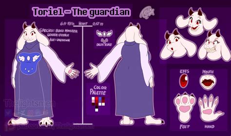 Toriel character sheet by Thelightsmen on DeviantArt