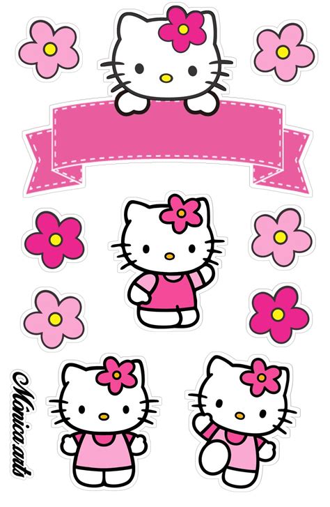 Topper De Bolo Hello Kitty Hello Kitty Cake Hello Kitty Hello Kitty