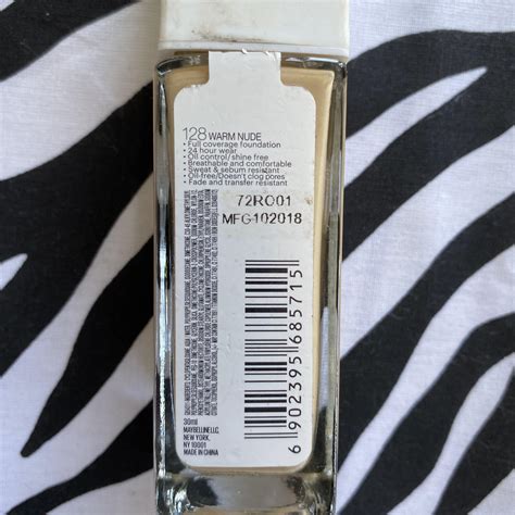 Maybelline H Superstay Full Coverage Foundation Warm Nude Beauty Personal Care Face