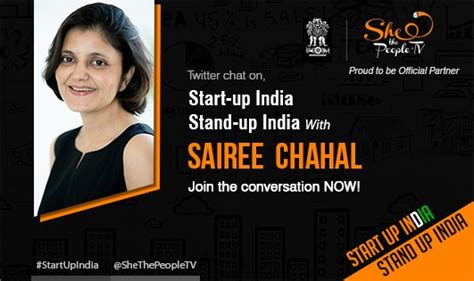 Startupindia Twitter Chat With Sairee Abt Women Entrepreneurs In India — Echai Ventures