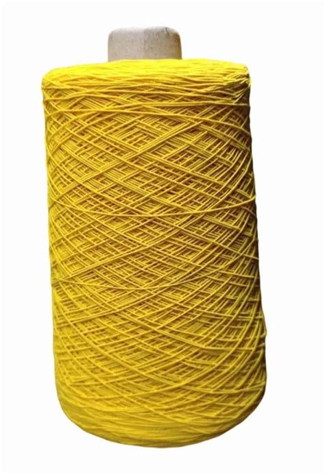 Yellow Dyed Polyester Slub Yarn Count At Rs Kg In Mumbai Id