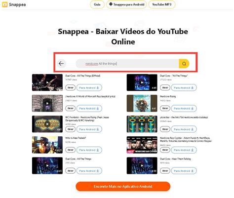 Snappea Baixar V Deos E M Sicas Do Youtube Nunca Foi T O F Cil Tech Start