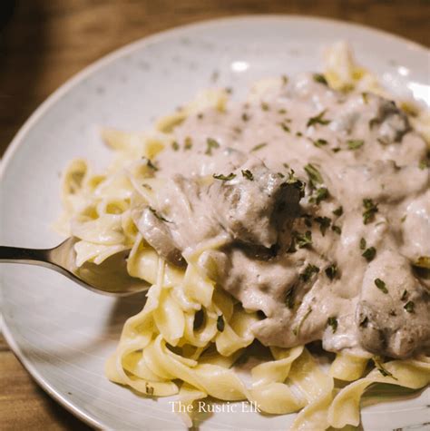 Recipe Easy Slow Cooker Venison Stroganoff | Besto Blog