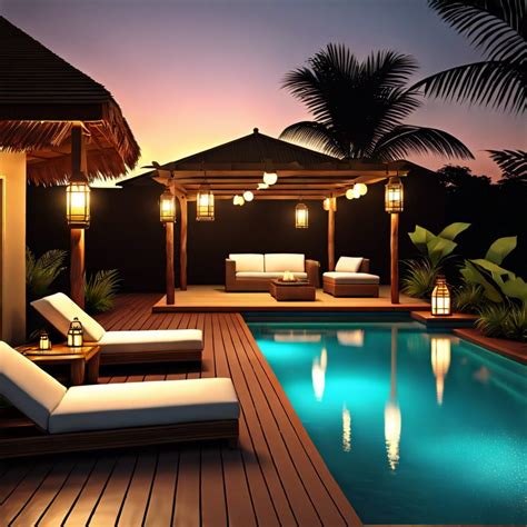 15 Pool Deck Lighting Ideas for a Magical Evening Ambiance