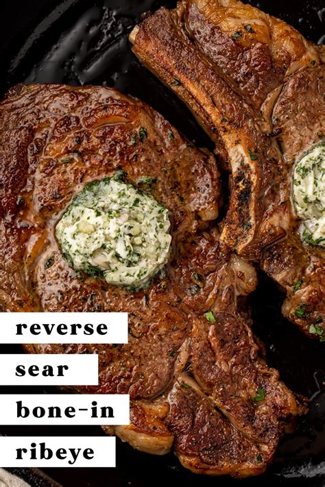Bone-In Ribeye with Garlic-Herb Butter - 40 Aprons
