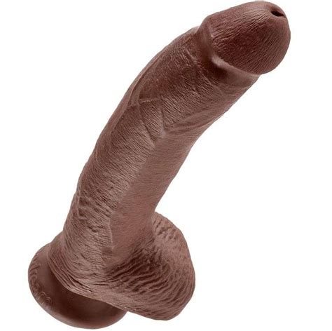 King Cock 9 Pene Realistico Marrone 23 Cm Sexomania