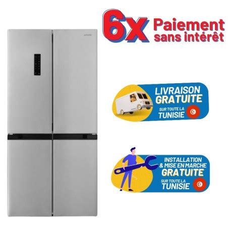 R Frig Rateur Newstar Side By Side Litres Inox Livraison