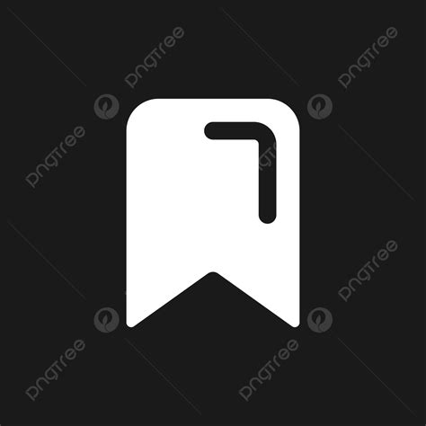 Ui Icon Dark Mode Glyph With Pixelated Marked Content Vector