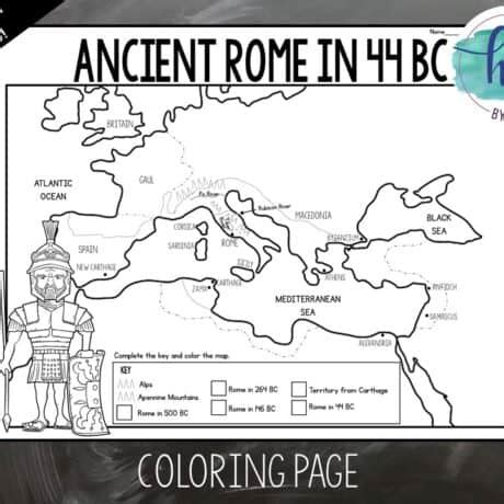 Ancient Rome To 44 BCE Map Activity Print And Digital By History Gal