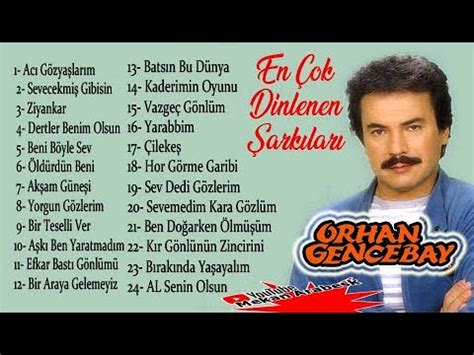 Orhan Gencebay Se Me Ark Lar Full Alb M Arabesk Ark Lar Youtube