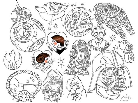 Update 67 Star Wars Tattoo Flash Best In Cdgdbentre