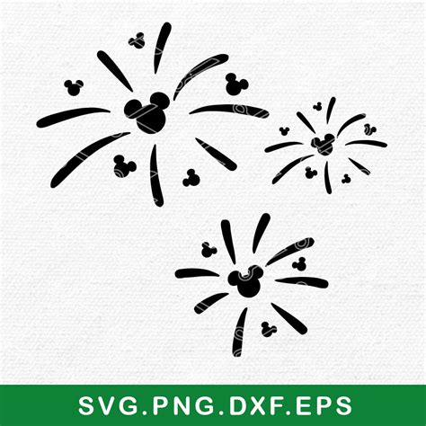 Mickey Fireworks Svg Firework Svg Mickey Svg Png Dxf Eps Inspire