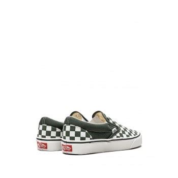 Vans Slip-On бело-зеленые вансы купить в Спб