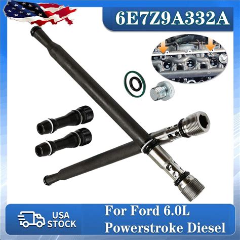 Updated Stand Pipedummy Plug Kit For 0410 Ford F350 V8 60l