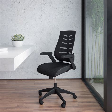 Flash Furniture High Back Designer Black Mesh Executive Swivel