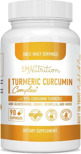 Turmeric Curcumin Supplement Complex - Turmeric Curcumin with Ginger ...