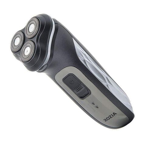 Мужская электробритва для бороды ROZIA HT-902 роторная аккумуляторная ...