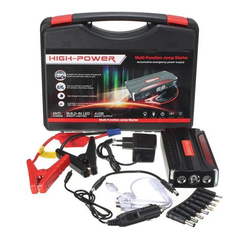 High Power Multifunction Jump Starter 20000mah Power Bank Jumpstarter Kit Portable Emergency Kit