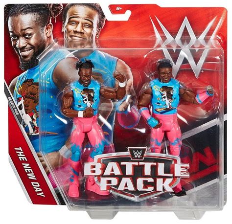 Wwe Kofi Kingston And Xavier Woods Figure The New Day Battle Pack Mattel