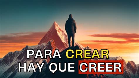 AVANZAR CONFIAR CREER Y CREAR YouTube