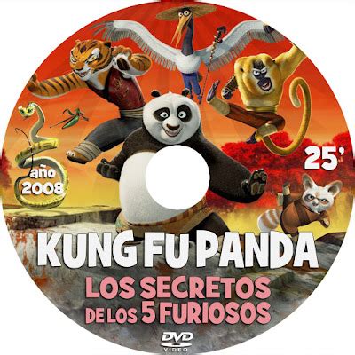 Caratulas de películas DVD para cajas CD Kung Fu Panda Los secretos