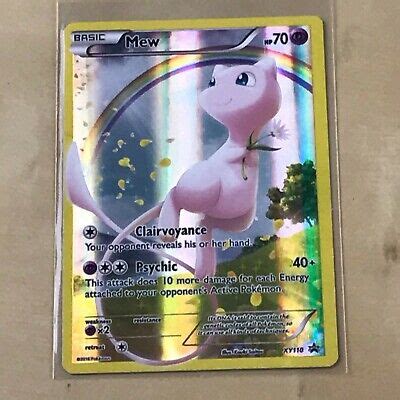 Mew Full Art Ultra Rare Xy Promo Pokemon Mythical Collection Nm Holo