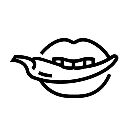 Doodle Spicy Hot Chili Pepper Royalty Free Vector Image