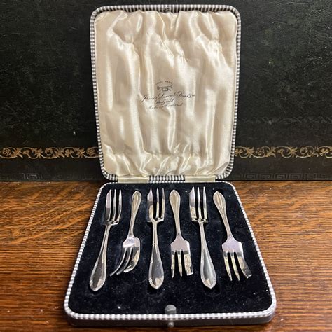 Silver Plated Cake Forks South Perth Antiques Collectables