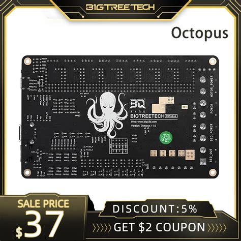 Bigtreetac Tone BTT Octopus V1 1 Carte M Re 32 Bits TMC2209 TMC2208 VS