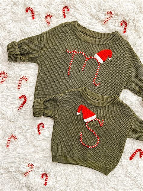 PERSONALIZED Hand Embroidered Baby Toddler pine Name Sweater - Etsy