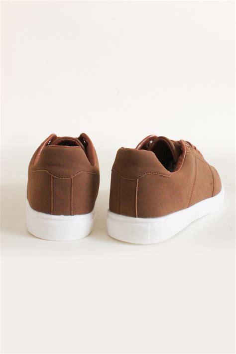 Low Top Brown Sneakers Dresscode Egypt