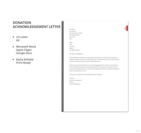 35 Donation Letter Templates Pdf Doc Free And Premium Templates