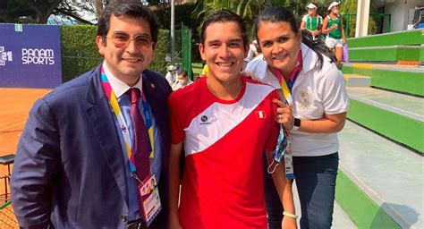 Tenista Peruano Gonzalo Bueno Logr Llevarse La Medalla De Oro En Los