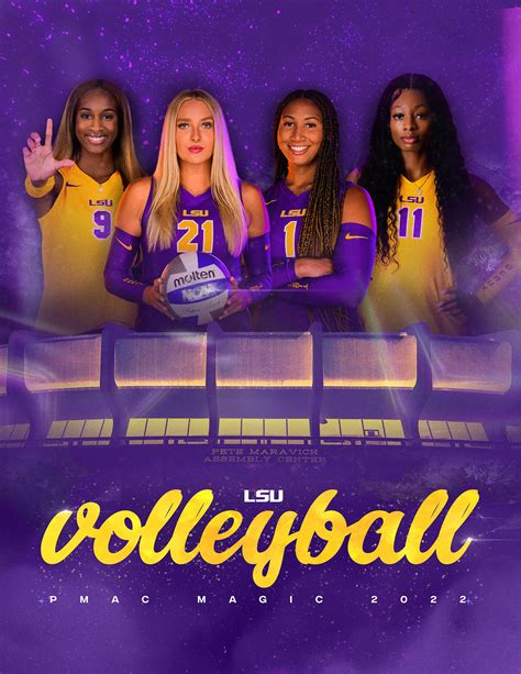 2022 LSU Volleyball on Behance