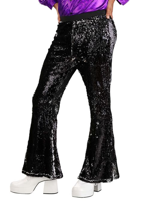 Reversible Sequin Disco Pants For Men