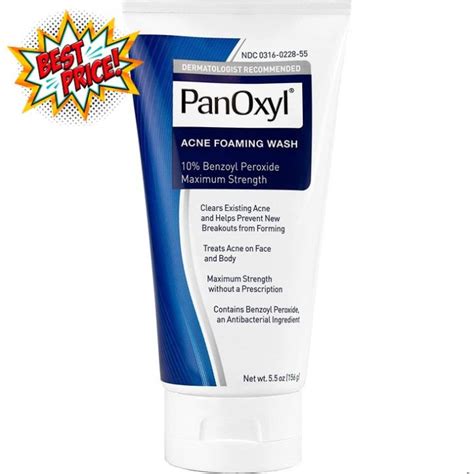 [ของแท้ 100 ] Panoxyl Acne Foaming Wash Benzoyl Peroxide 10 Maximum