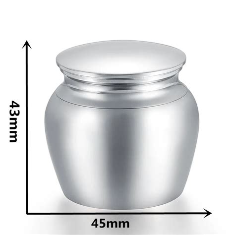 Iju High Polish Strong Pet Funeral Urn Mm Memorial Stainless