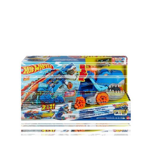 Pista Hot Wheels Hng Juguete Super Remolque T Rex