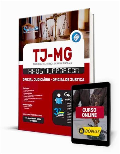 Apostila TJMG 2022 PDF Download Oficial de Justiça